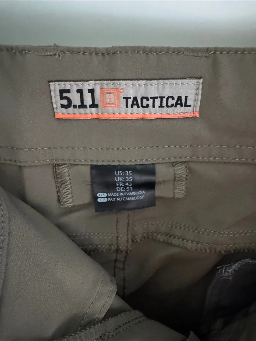 5.11 Tactical Olive Shorts - Men's